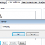 Adding comctl32 to CodeBlocks Adding comctl32 to CodeBlocks