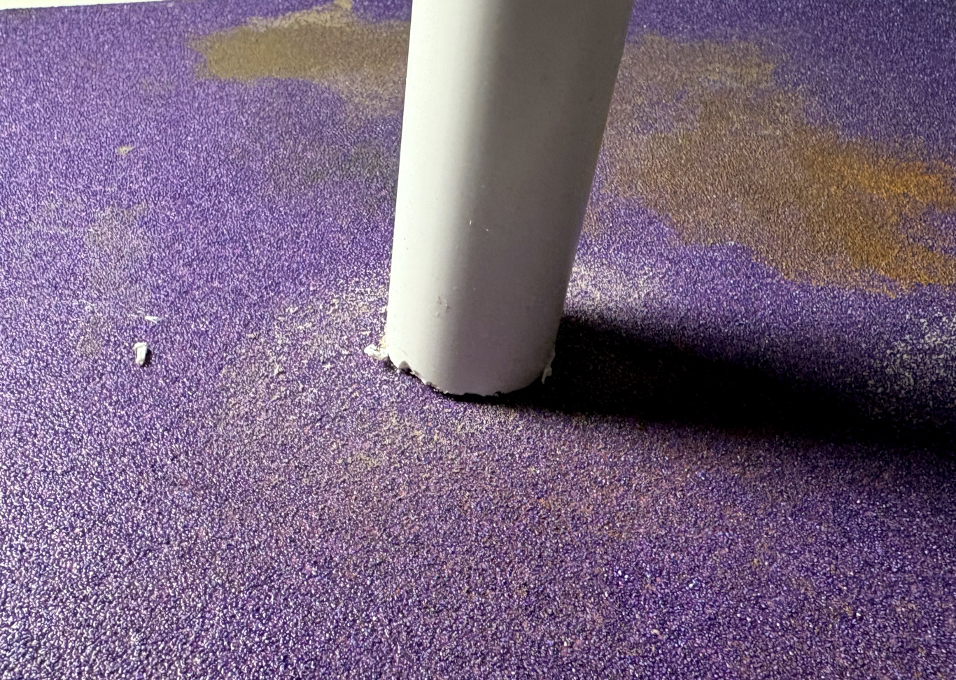Sanding the rough edges