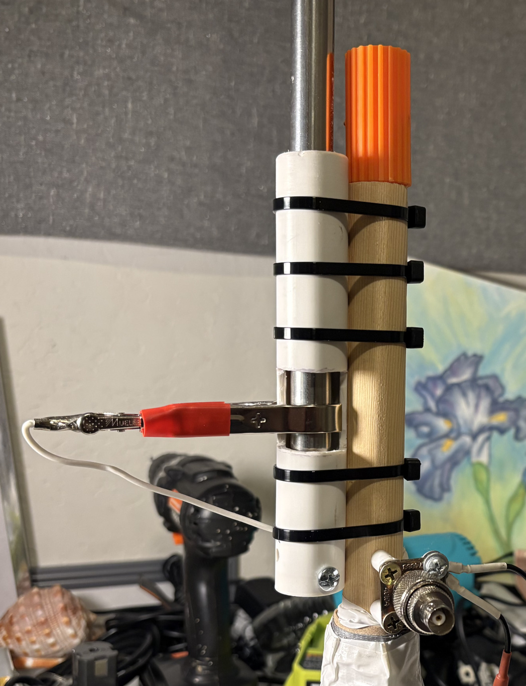 Whip and connection added